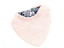 Load image into Gallery viewer, (On sale) Bib Sky blue &amp; pale pink Liberty
