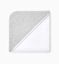 Load image into Gallery viewer, Hooded towel (White &amp; grey)
