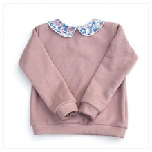 Load image into Gallery viewer, Pale pink sweatshirt with glitter (Betsy Asagao Liberty)
