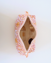 Load image into Gallery viewer, Medium toiletry bag (Suri Rose) matching medium nappy bag
