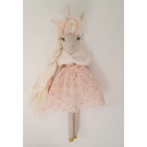 Unicorn doll (Peach)
