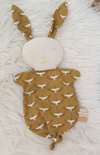 Load image into Gallery viewer, Baby Comforter (GOLD flat bunny)
