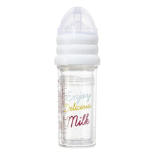 Load image into Gallery viewer, &quot;Enjoy delicious milk&quot; Baby Bottle Set (2x210ml, 1x360 ml)`
