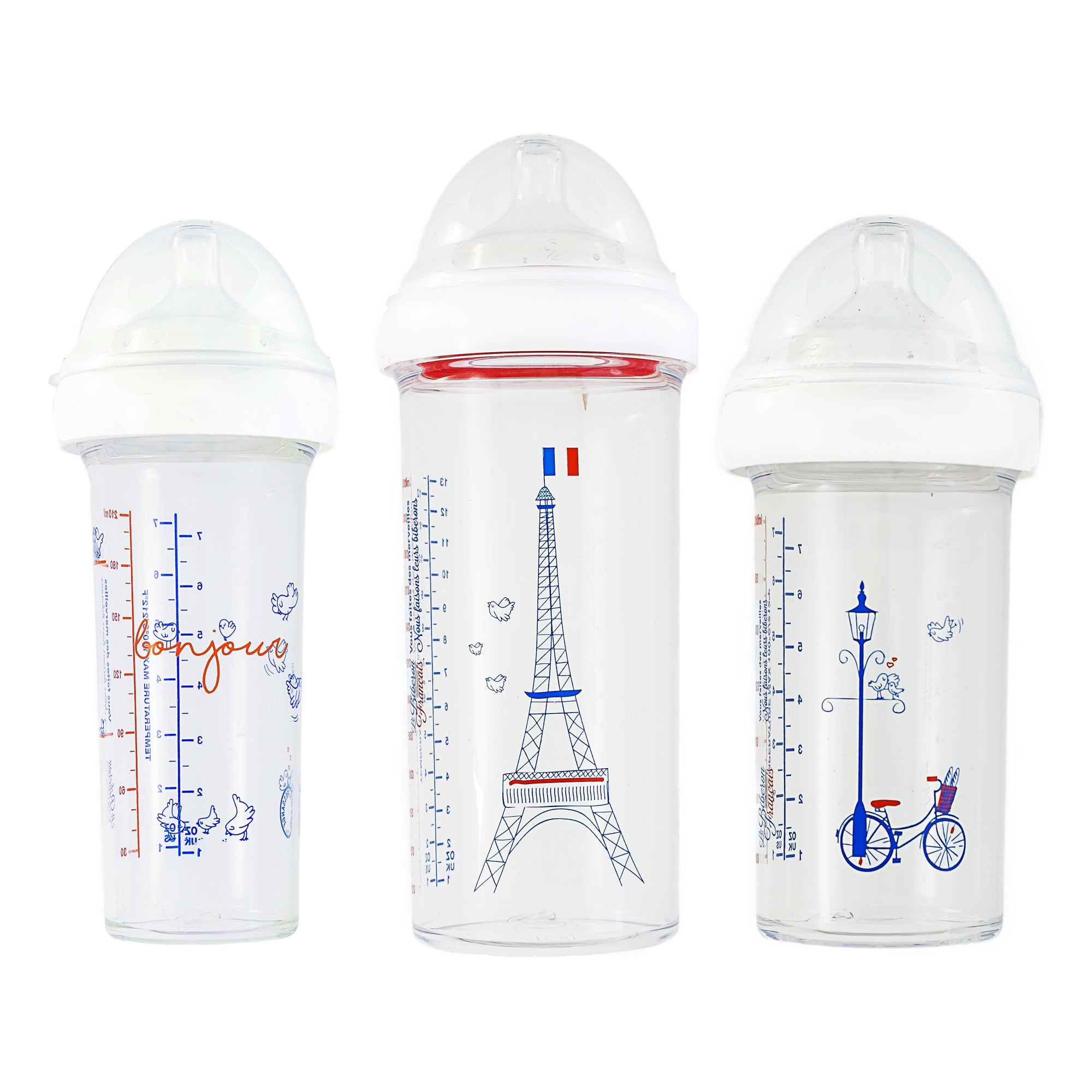 Inès de la Fressange Paris Baby Bottle Set (2x210ml, 1x360 ml